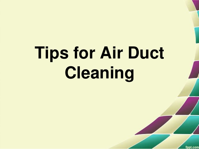 Beginner tips for cleaning the air ducts